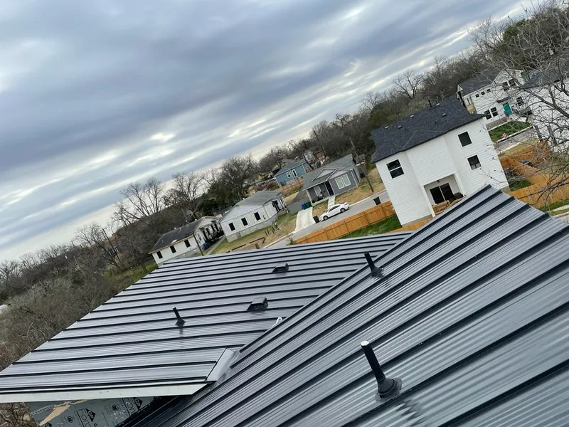 Standing seam metal roof panels with vents for Skylight Repair in Mentor